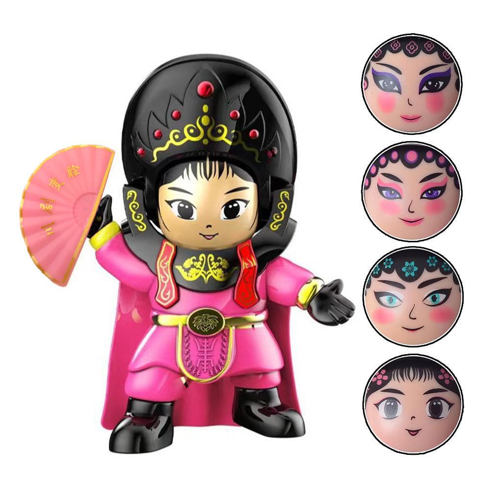 Sichuan Opera Face Changing Doll Chinese Style Creative Relief Pendant Doll Stress Gift Toy Z2F4