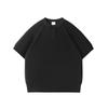 Мужская летняя ретро вязаная футболка-henley GOPUDO - Дышащий однотонный топ с коротким рукавом