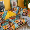 Pure Cotton Anti Slip Wear Resistant Sofa Mat Checkered Patchwork Pattern Settee Towel Bohemian Geometric Patterns Sofa Cover