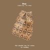 Ins Trendy Handbag Женская вязаная шерстяная сумка-ведро Ручная переноска Повседневная сумка-тоут Коробка для ланча