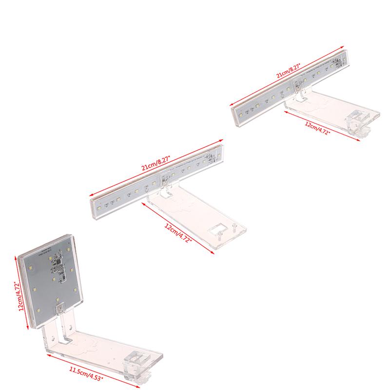 Aquarium Lamp Led Plant Light Fits Tanks Aquatic Lamp Aquarium Bracket Light