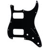 Musiclily Pro 11-Hole Round Corner HH Stratocaster Pickguard with 2 Humbuckers for AmericanMexican Fender Standard Stratocaster Electric Guitars,