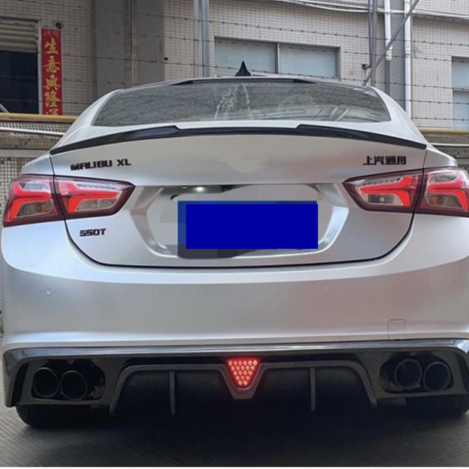 Спойлер на крышку багажника автомобиля Для 2016 17 18 19 20 21 22 23 2024 Chevrolet Malibu XL Материал АБС-пластик Аксессуары Запчасти