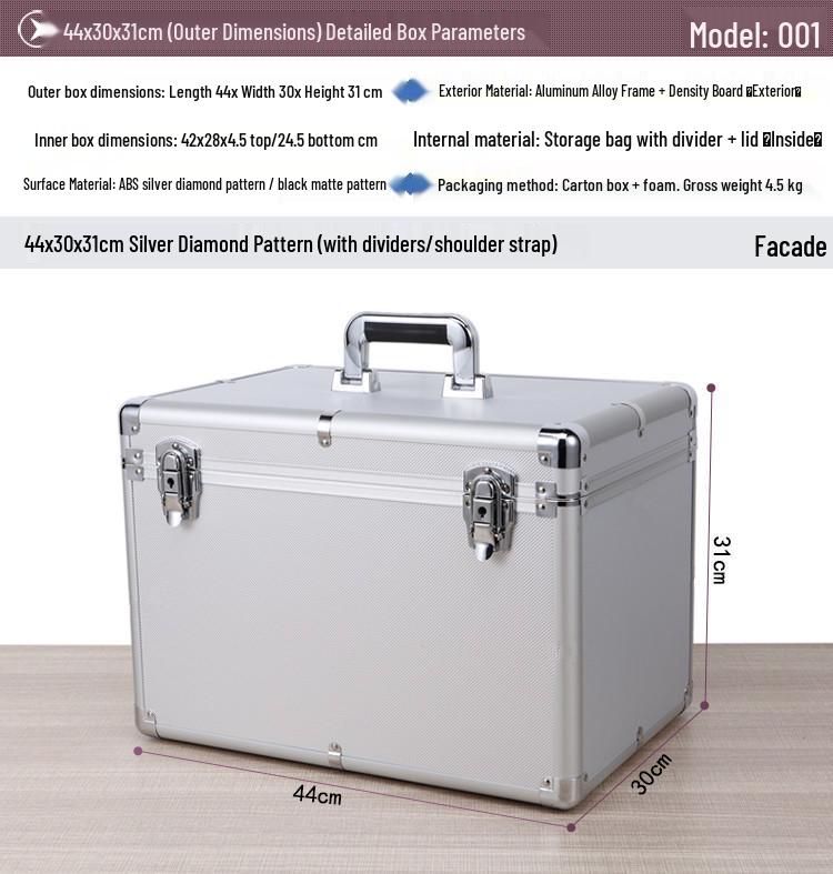 Large Multi-functional Aluminum Alloy Tool Case for Aircraft & Vehicle Maintenance