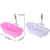 Pretend Toy Electric Bathtub Playing House Mini Bathroom Tub Kids Bathing Toys  Children Gift