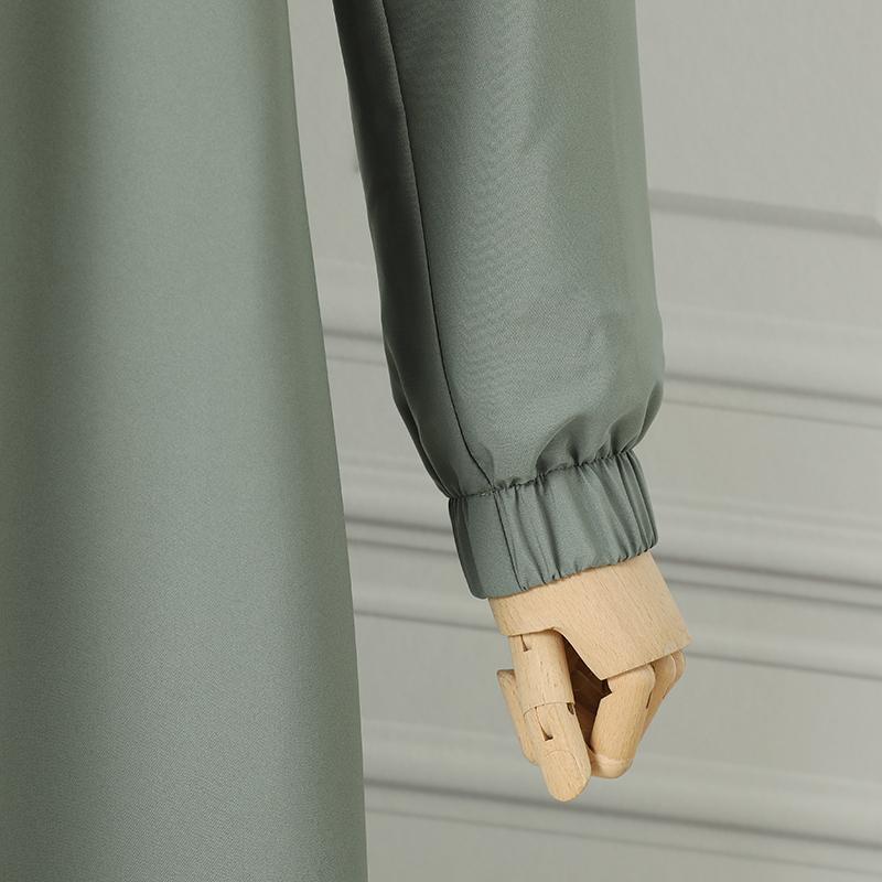 ZANZEA Весеннее свободное повседневное женское платье с круглым вырезом и длинными рукавами