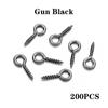 100-200pcs/lot Small Tiny Eye Pins Eyepins Hooks Eyelets Screw Threaded Clasps Hooks Supplies For Jewelry Findings Wholesale
