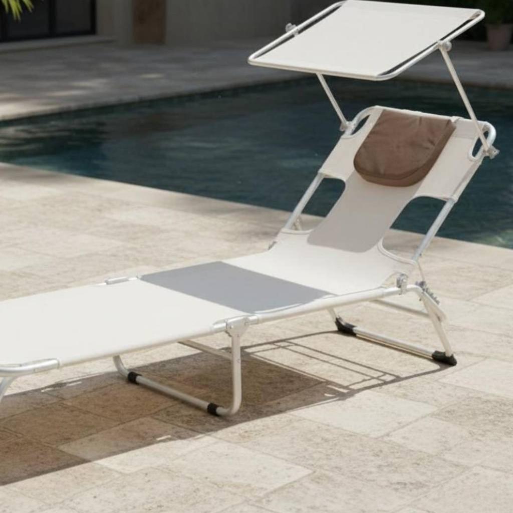 Face down Tanning Chair Foldable Design Face down Tanning Lounger Padded Sunbathing Chair Breathable Textile for Beach Goers