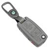 Zinc Alloy Leather Car Flip Remote Key Case Cover Protector Shell Bag For Skoda Yeti Superb Rapid Octavia Keychain Accessories EH4