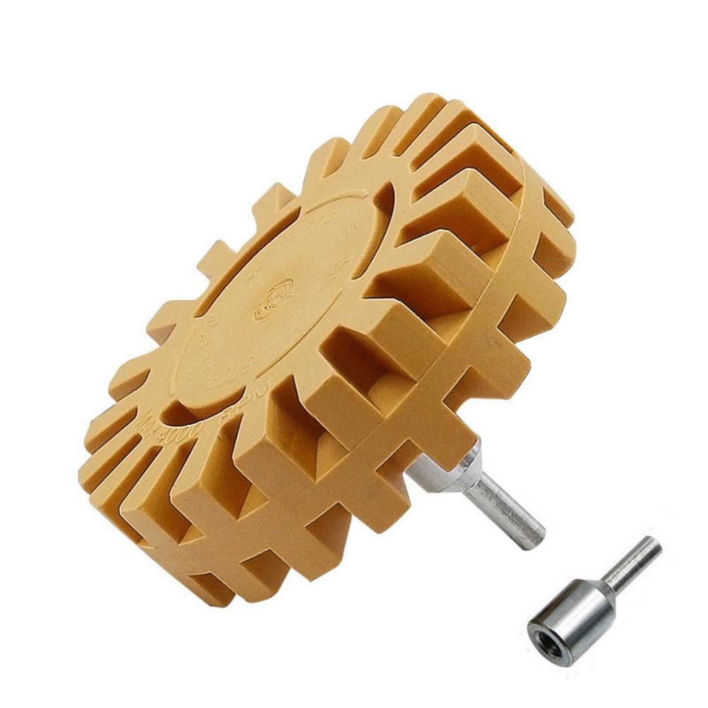 4 Inch Glue Removal Plate Gear Shaped Decal Eraser Wheel Car Pneumatic Wheel Remover Paint Tool