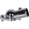 CarBole 21 Degree Chrome Water Neck Thermostat Housing Fit For Chevy V8 5.7L 350 454 Small Big Block