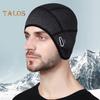 Зимняя велосипедная шапка-подкладка с отверстиями для очков, защита ушей, эластичная, нескользящая, сохраняющая тепло, ветрозащитная шапка-чепец для езды на велосипеде, бега, катания на лыжах