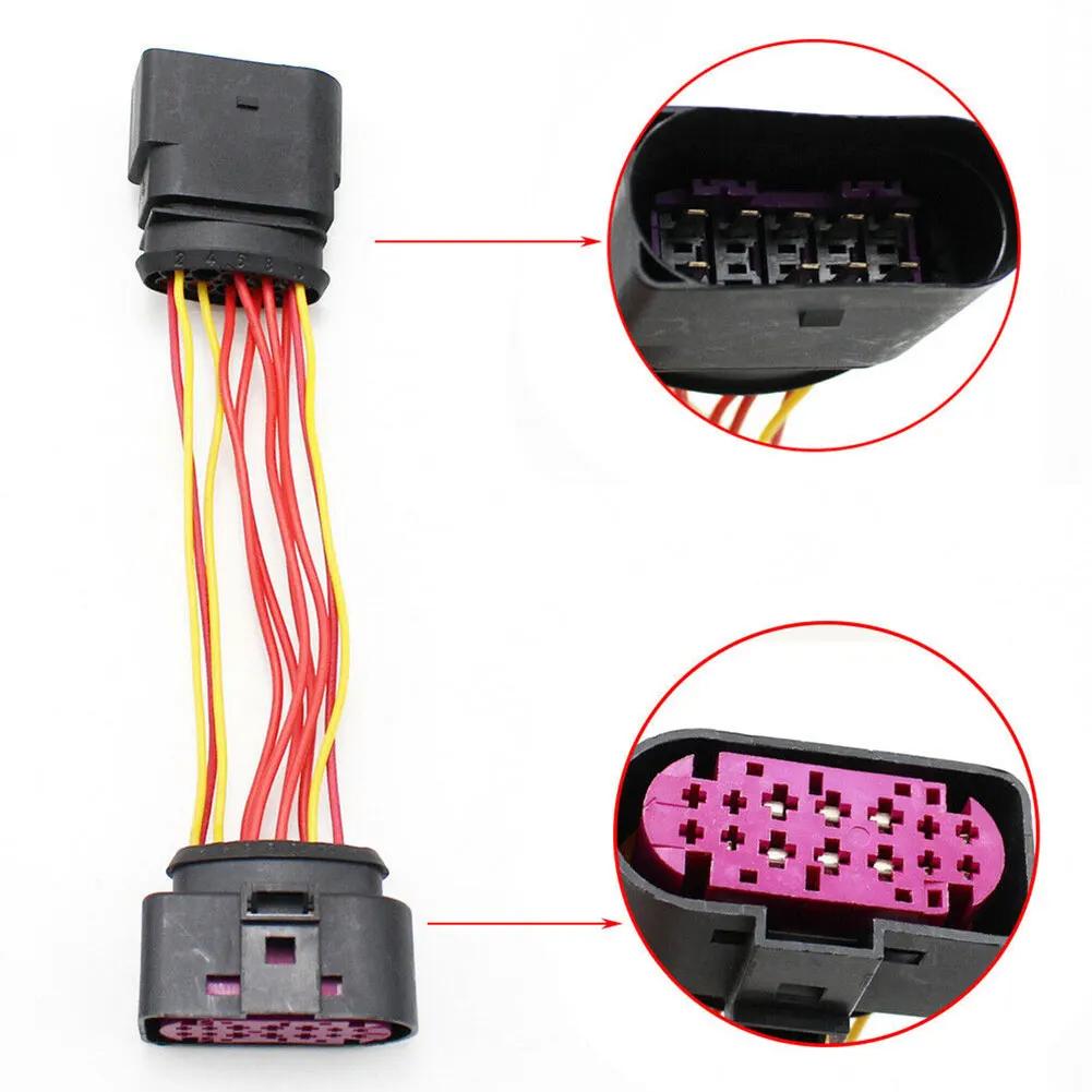 Ксеноновая фара 10-14-контактный разъем-адаптер для жгута проводов фары 1J0973737 1J0973835 для Golf MK6