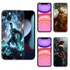 Spartan Phone Case For Apple iPhone 12 13 Mini 11 14 15 Pro Max 7 8 Plus X XR XS SE 2020 2022 Black Silicone Case