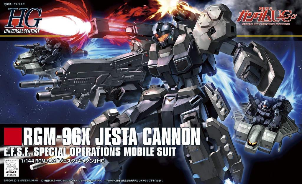 HGUC Mobile Suit Gundam UC RGM-96X Jesta Cannon 1/144 Scale Pre-Colored Plastic Model