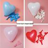 BK 6-дюймовые латексные шары в форме сердца для DIY шаров Бобо, мини-украшения из шаров для дней рождений и признаний.