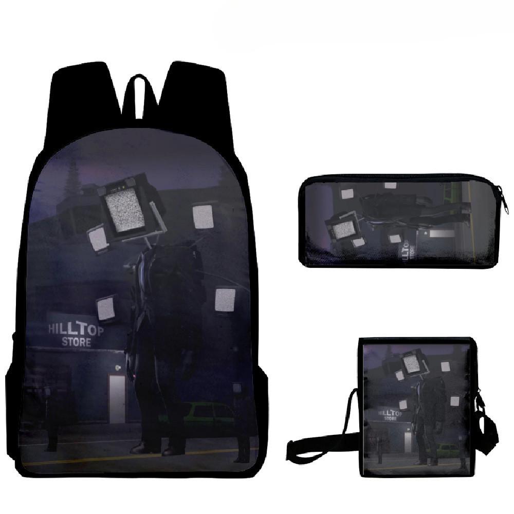 Monsters Singing My Childrens School Bag Three Piece Suit Suitable For Gift