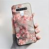 For LG Q61 LM-Q630N Slim Black Soft Silicone Case Luxury Fashion Flower Butterfly Painted Cover for LG K61 Q61 Q 61 Phone Casing