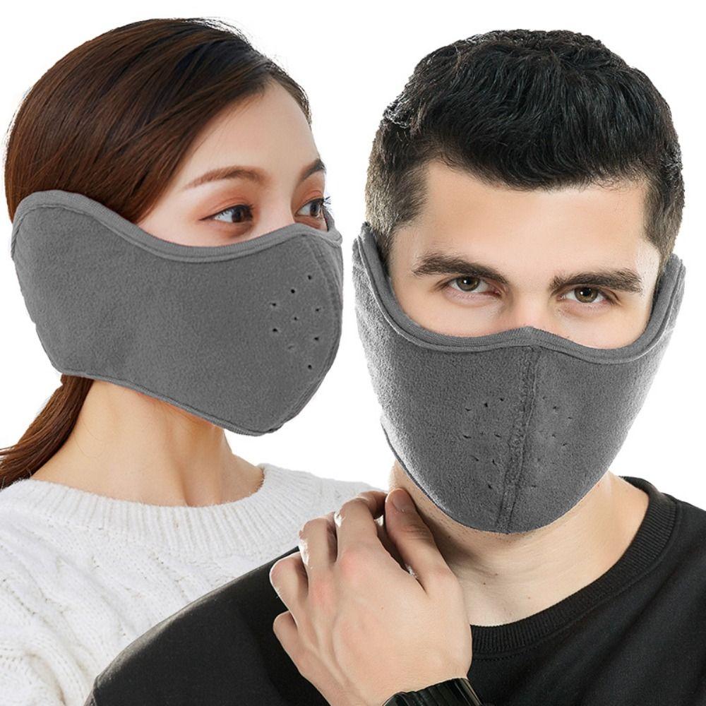 Adjustable Half Face Mask Windproof Cycling Sport Earmuffs Bike Mask Warm Mask Outdoor Sports
