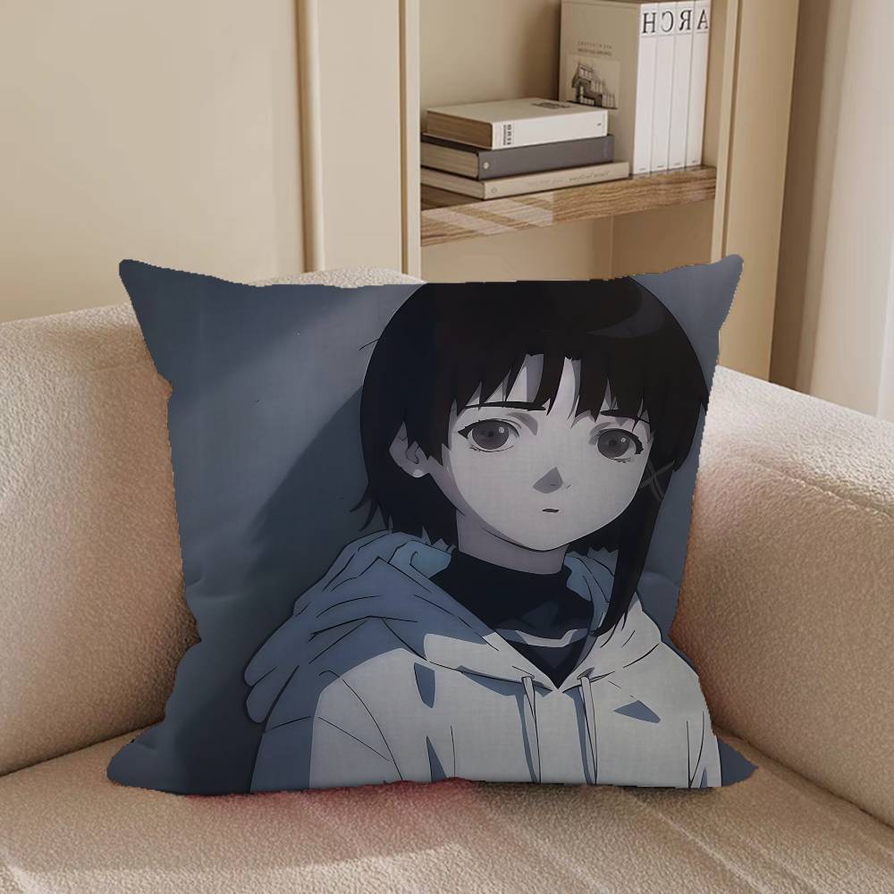 Serial Experiments LainS Maple Design Cushion Cover Happy Autumn Harvest Decor Holiday Decorati Pillow Cover