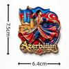 Азербайджан Магниты на холодильник Наклейка Туристический сувенир Магниты на холодильник Наклейка Декор для дома и кухни