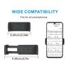 Mic Stand Phone Holder Cell Phone Holder For Microphone Stand Adjustable Mount With Long Gooseneck Arm Flexible For Drum Music