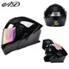 Full Face Motorcycle Helmet With Flip-Up Visor Men Women All Season ABS Safety Certified 3C DOT