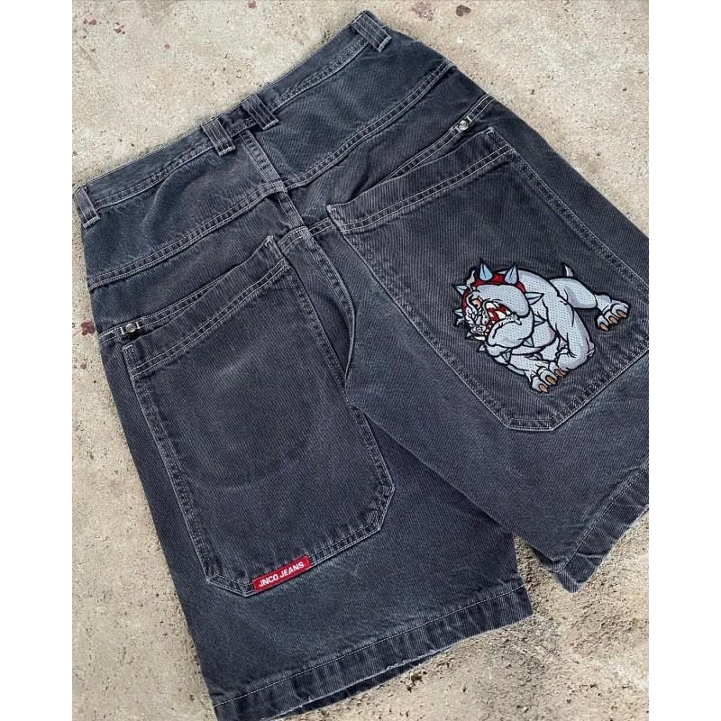 Mens Relaxed Fit Straight Leg Denim Shorts Vintage Washed Cotton Mid-Rise Casual Fall Streetwear