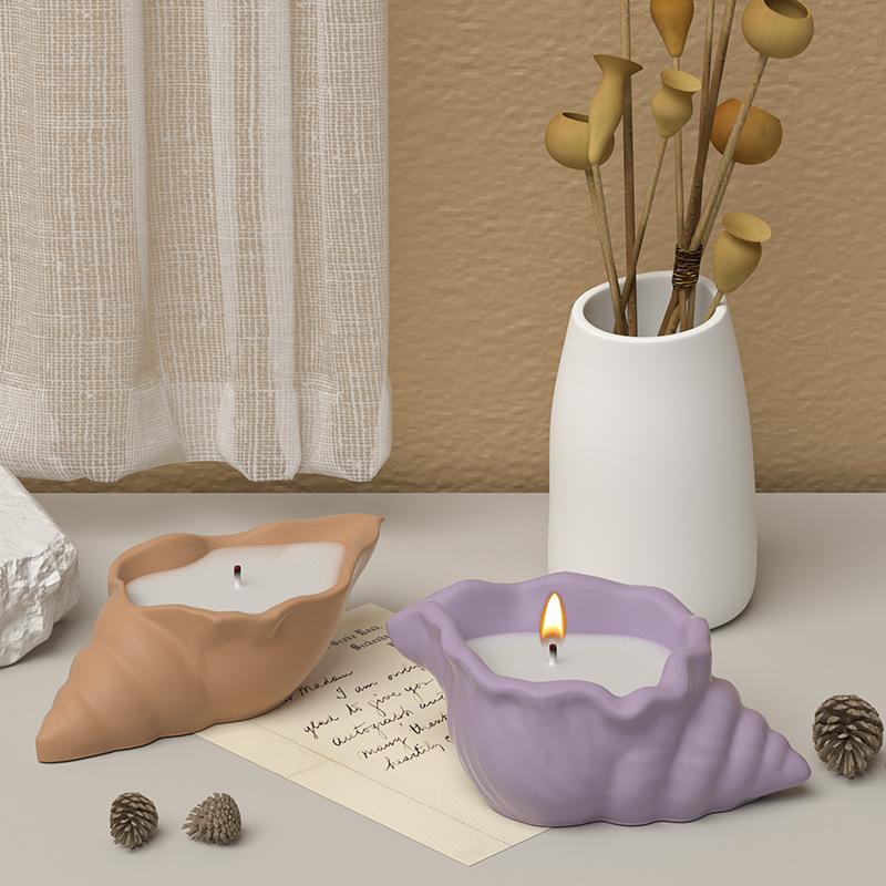 1 шт. Форма для изготовления своими руками эпоксидной гипсовой коробки для хранения в виде раковины, декоративная форма для ароматической свечи, силиконовая форма для свечи в виде раковины.