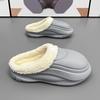 2024 Winter Men Women Slipper Warm Furry Soft Slippers Couples EVA Indoor Home Cotton Shoes Clogs Outdoor Fluffy Slides Plush