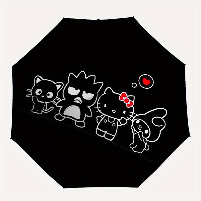 1pc Hello Kitty Friends CircleUmbrella with Plastic Handle,Suitable for All Seasons Home Travel Outdoor UmbrellaSanlio231
