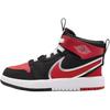 Детские кроссовки Air Jordan 1 Mid RM EasyOn Черно-бело-красные FQ1282-006