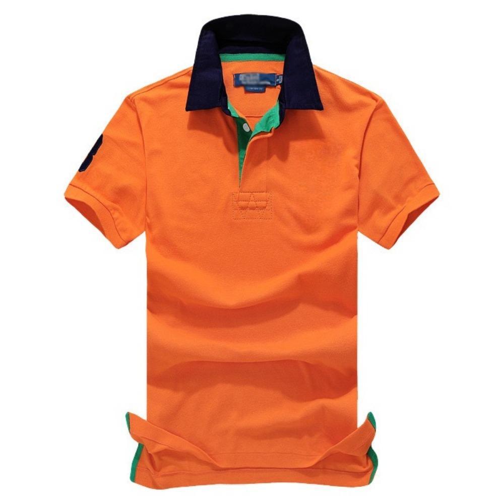 Рубашка-поло RogueWave Мужская Вышивка Короткий Рукав Поло Повседневная Деловая Социальная Мужские Поло