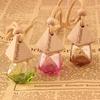 Car Essential Oil Diffuser Fragrance Air Freshener Scent Perfume Bottle Ornament Hanging Empty Bottle Interior Accessory