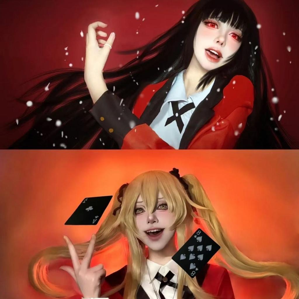Аниме Kakegurui Jabami Yumeko Косплей Костюм Хэллоуин Саяка Игрок японская школьница JK Униформа Хэллоуин Cos