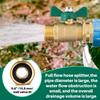 Heavy Type T Brasses Water Pipe Fitting Leakproof Easyly Installation For Gardening Tool And Equipment