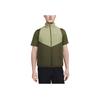 Nike Colorblock Stand Collar Zippered Slim Fit Sleeveless Vest Unisex Outerwear Green DD5648-334