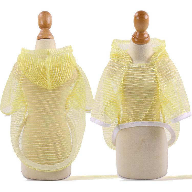 Весна/лето дышащая одежда для кошек и собак солнцезащитный жилет с капюшоном товары для животных маленький средний плюшевый мишка для собак Bigbear