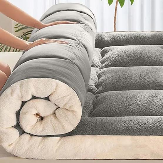 WTEMPO Толстый большой однотонный простой складной матрас двухсторонний в наличии подушки для дома и отеля мягкий татами матрас