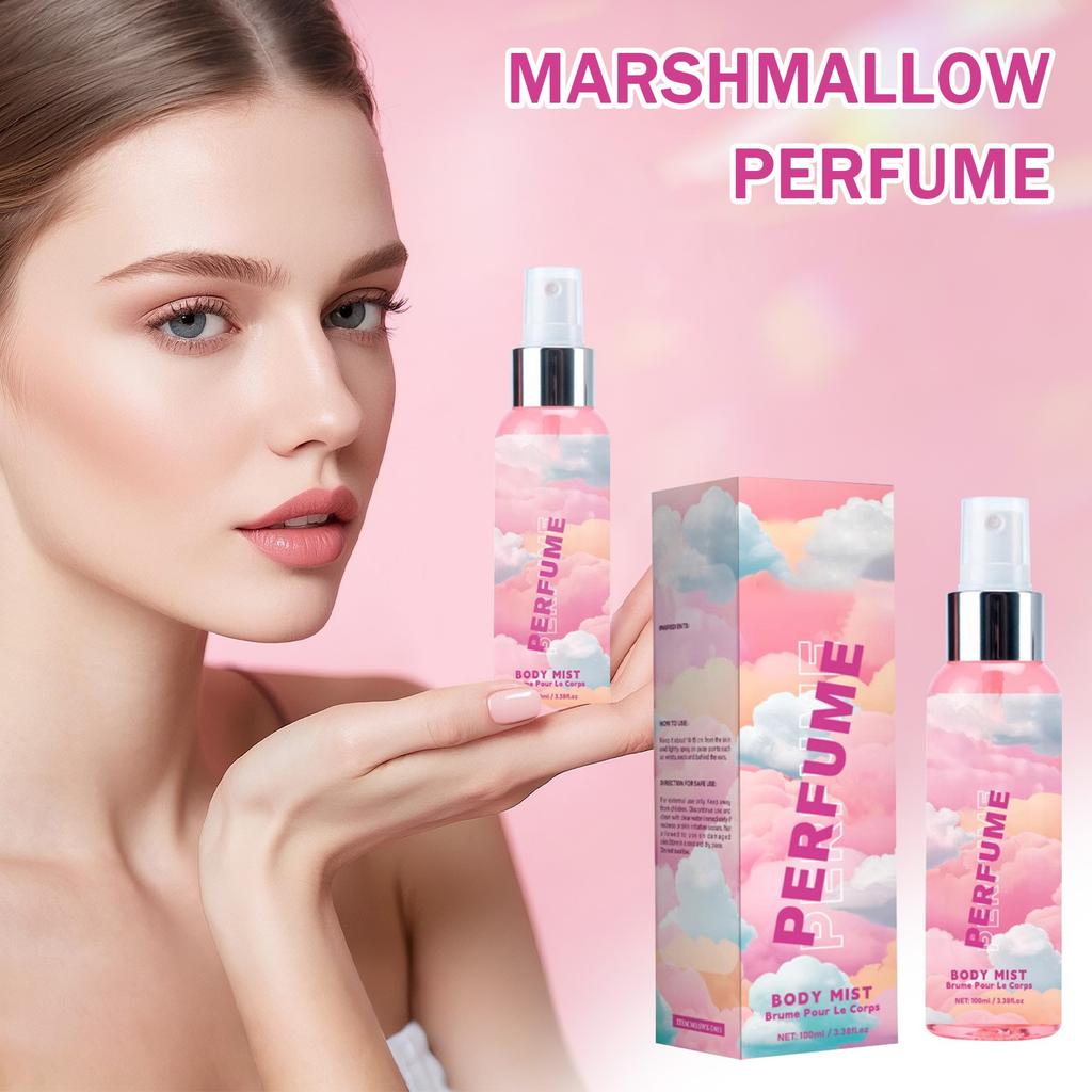Парфюм Marshmallow, спрей для тела, стойкие сладкие духи Pray, легкие и стойкие сладкие духи, 100 мл
