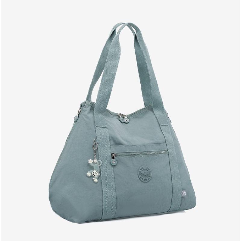Women Lightweight Large-Capacity Travel Bag Handbags Female Nylon Shoulder Beach Bag Girl Top-handle Casual Tote Purse