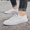 2024 New Men Fashion Casual Leather Shoes Outdoor Non-slip Wear-resistant Sports Shoes Comfortable Flat Minimalist Shoes for Men