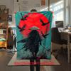 1PC Samurai Warrior Cosplay Costume Blanket Soft Comfortable All Seasons Perfect Sofa Office Travel Home Gift Idea
