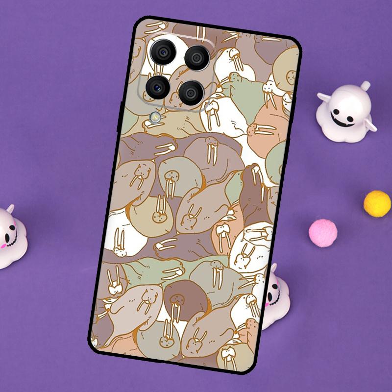 Милый Чехол-Морж Для Samsung Galaxy M32 M52 M12 M13 M33 M23 M53 M15 M55 M31 M51 M14 M34 M54 M20 Чехол