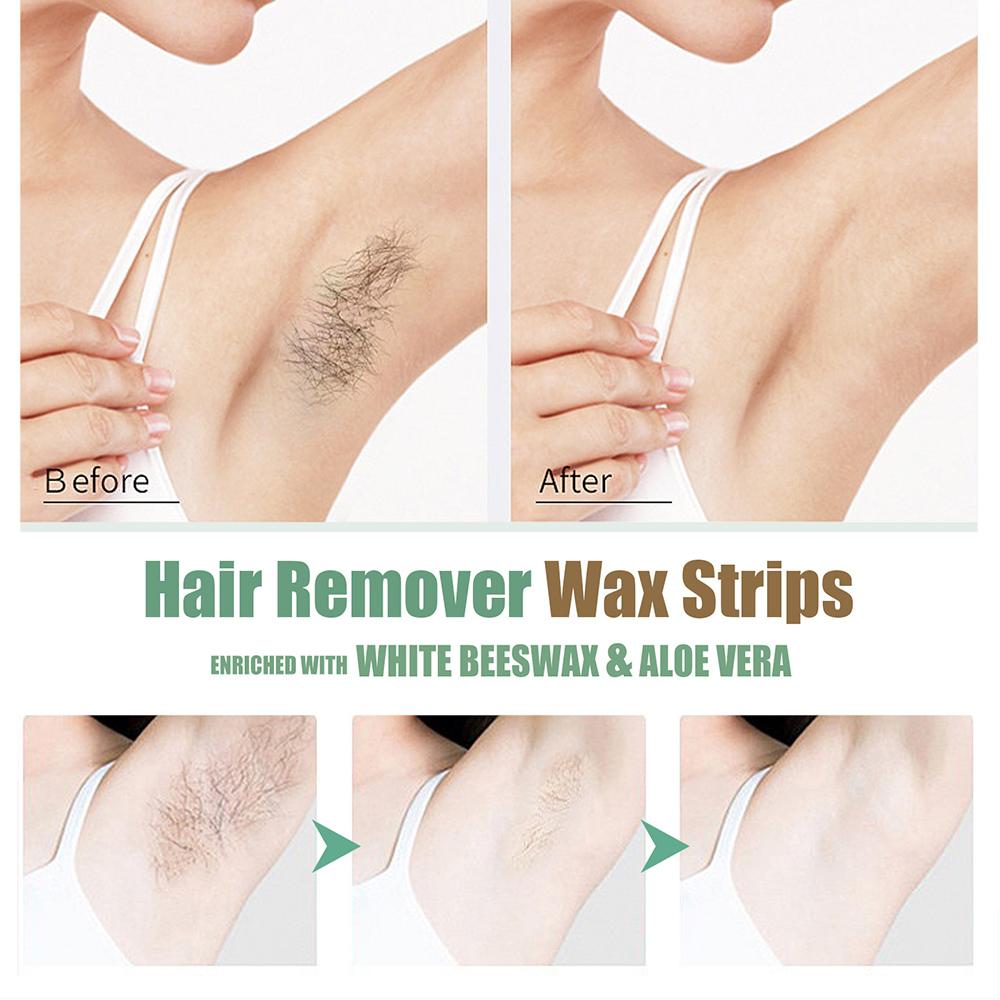 20 профессиональных восковых полосок для удаления волос для лета, двухсторонняя бумага для депиляции с холодным воском для ног, тела, лица, полезная