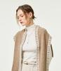 ELLE Warm Logo Jacquard Small Shawl Air Conditioning Room Office Dual Use Autumn/Winter Warm Scarf