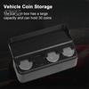 Car Coin Box Convenient Car Change Holder Organizer Compact Durable Coin Storage Container for Auto Home