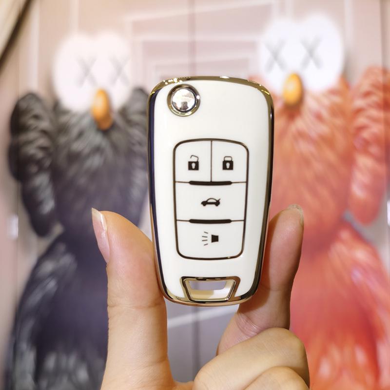 Набор чехлов для ключей Chevrolet для Malibu, Trax, Cruze, Aveo, Mako, Sail - 3 шт.