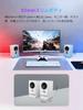 EDIFIER R20BT Bluetooth-колонка с разъемом AUX для наушников, выходной мощностью 5 Вт RMS, настраиваемым звуком и подсветкой через приложение, компактная, настольная, белого цвета, с разъемом USB-C.
