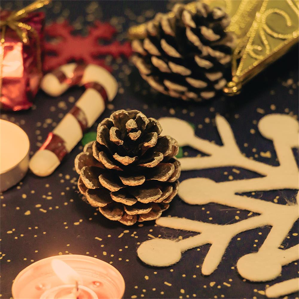 9Pcs/set Home Supplies Party Hanging Ball Christmas Tree Ornament Pinecone Pine Nuts